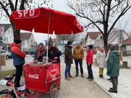Bürgermeister Harald Zipfel unterwegs