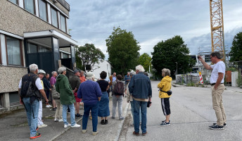 Ortsspaziergang mit dem Bürgermeister: Was passiert im Gewerbegebiet - Eichenstraße?