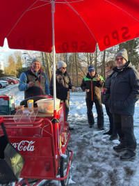 Bürgermeister Harald Zipfel unterwegs