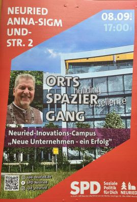 Ortsspaziergang mit dem Bürgermeister: NIC - Neue Unternehmen - ein Erfolg