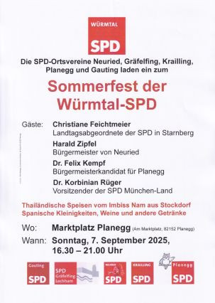Sommerfest der Würmtal-SPD