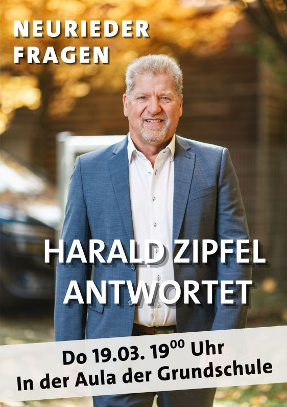 Bürger fragen - Harald Zipfel antwortet