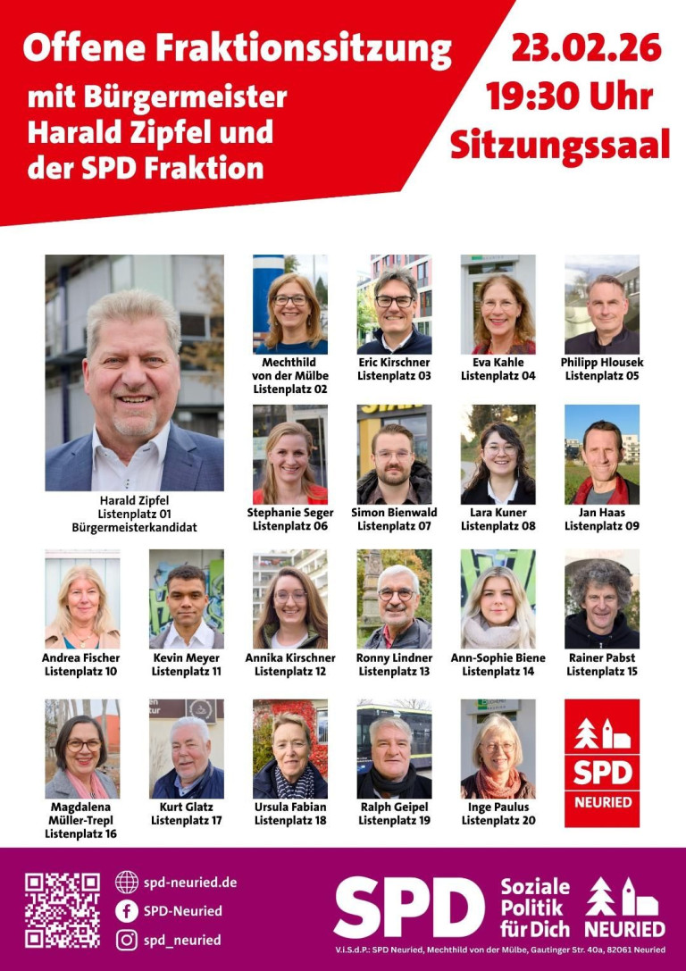 Offene Fraktionssitzung 23.02.26